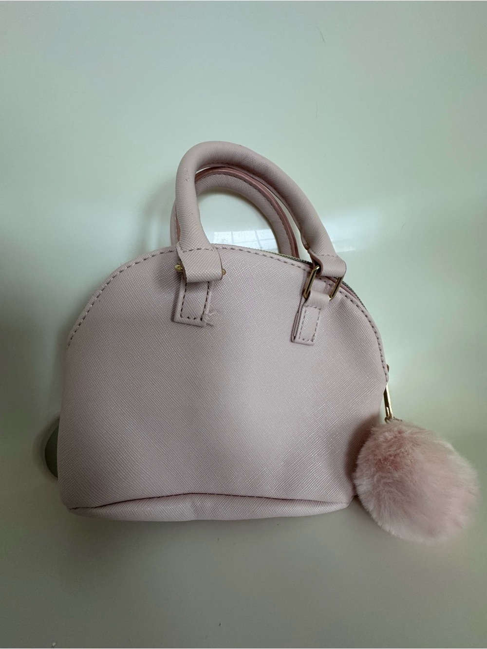 Girls Glitter Rainbow Unicorn Purse Mini Handbag Pom Pom Pastel Sparkle Cute - Picture 11 of 12